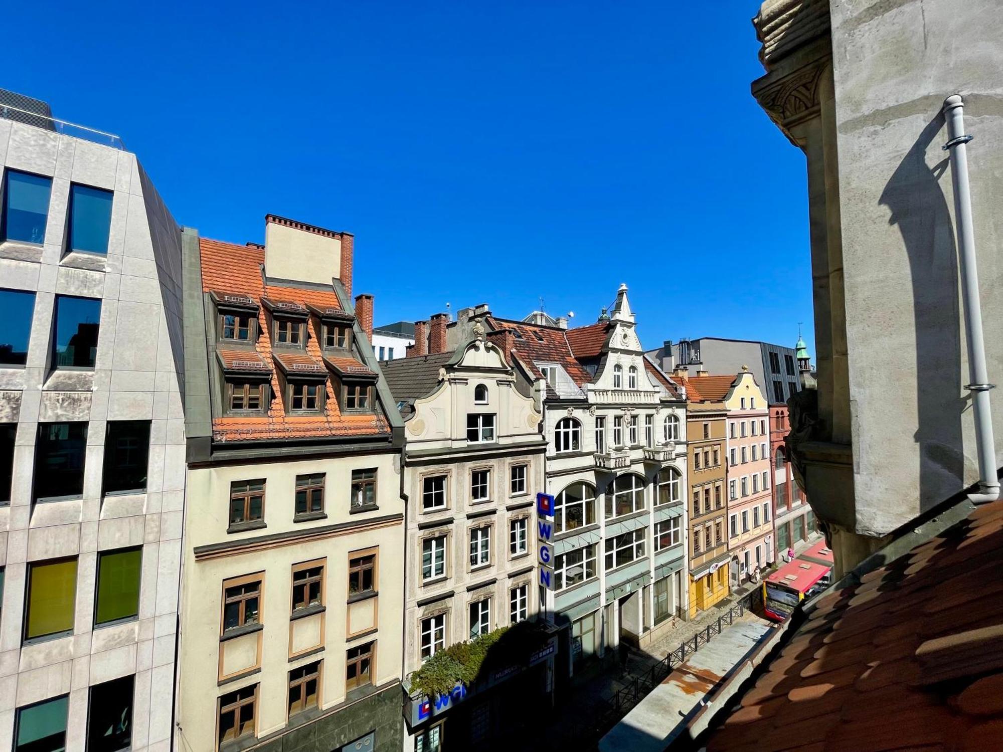 Appartamento 93 M2 Rynek Kino Na Dachu Self Check-In Breslavia Esterno foto